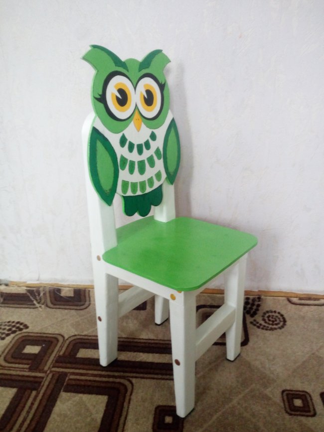 Совушка. Декоративный стул для ребенка